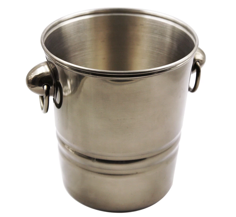 Stainless Steel Ice Bucket with metallic color coating on surface EB-BC04K