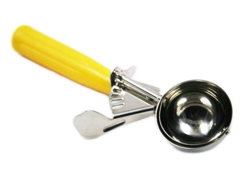 Stainless Steel Ice Cream Scoop with  yellow handle EB-TW43