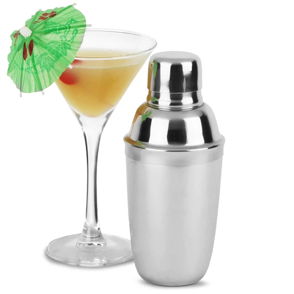 Stainless Steel Cocktail Gift Set, Stainless Steel Mini Cocktail Shaker 250ML