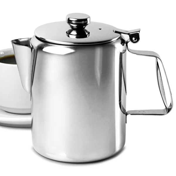Stainless steel Mirror finish coffee pot