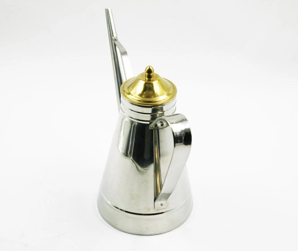 Stainless steel  Oil pot  with gold plating cover EB-OB09
