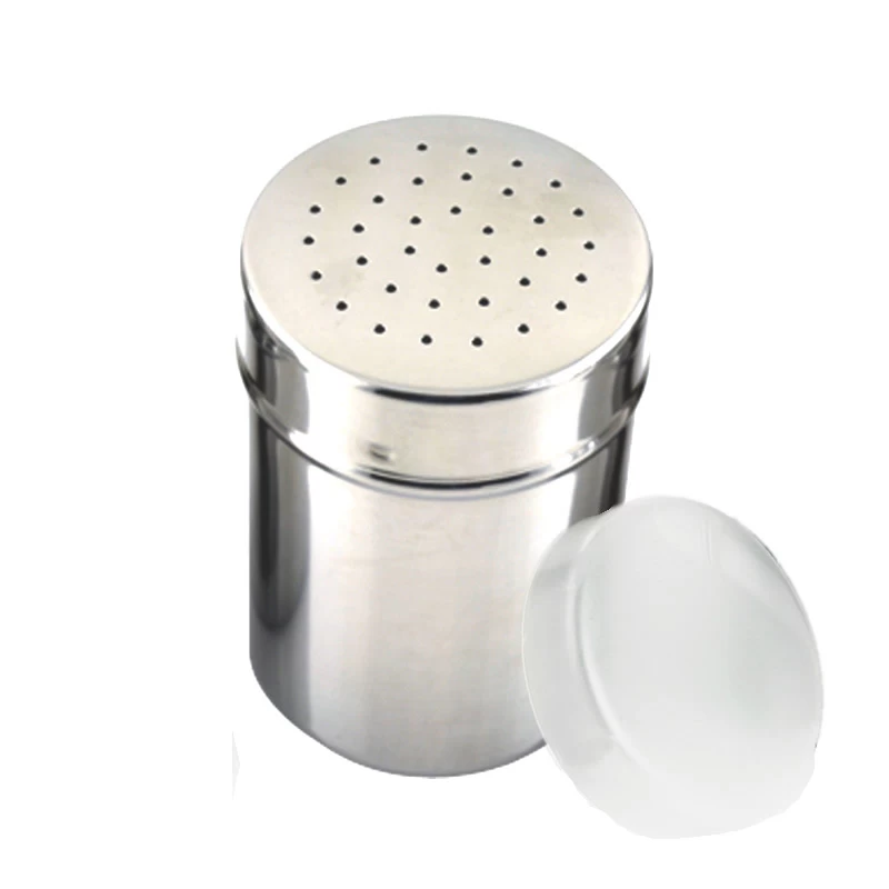 Stainless steel Spice Dredger Pepper Shaker Condiment Dispenser