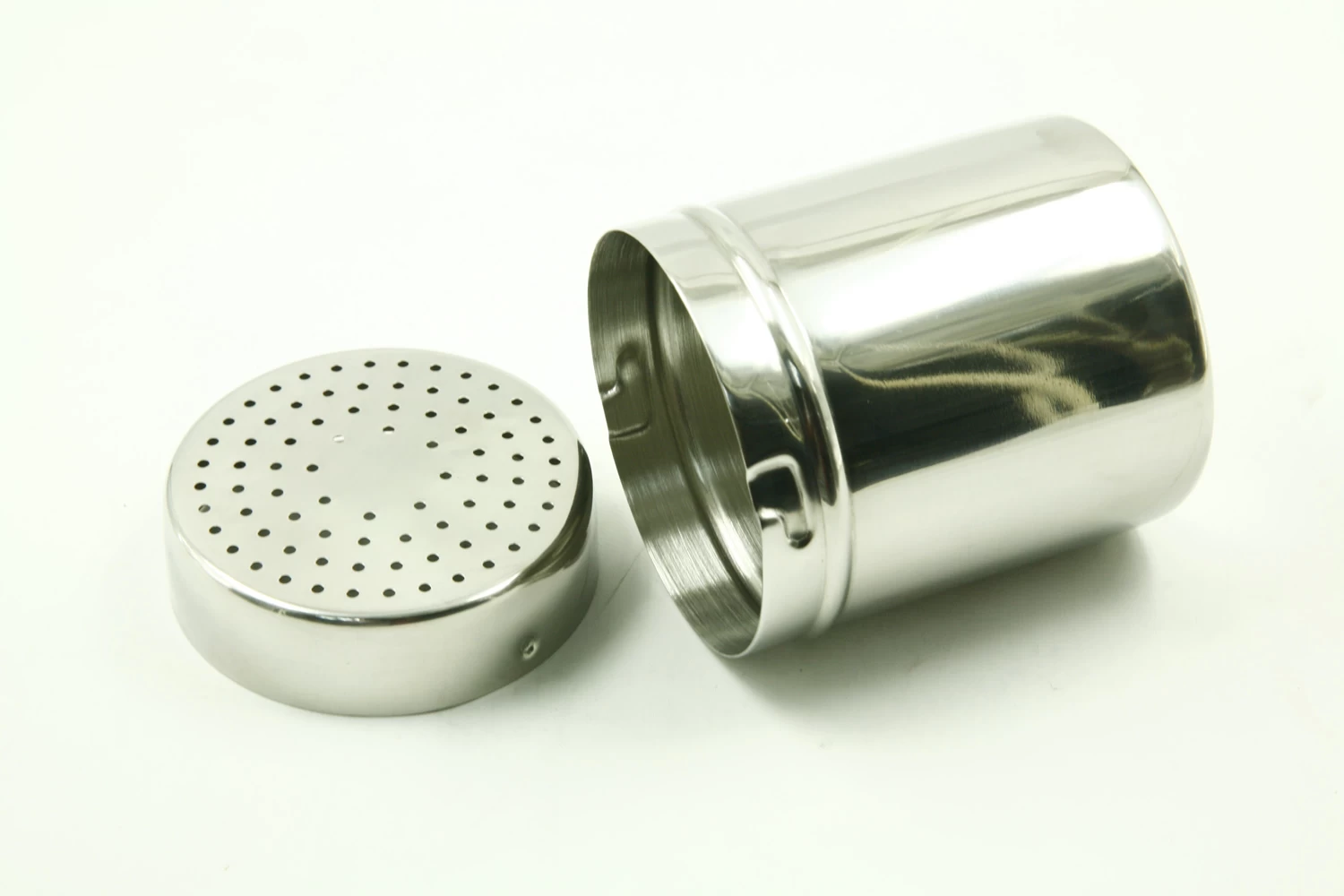 Stainless steel Spice Dredger Pepper Shaker Condiment Dispenser