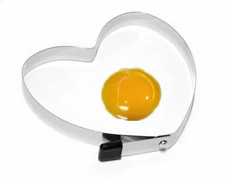 Stainless steel heart omelette mould heart egg ring