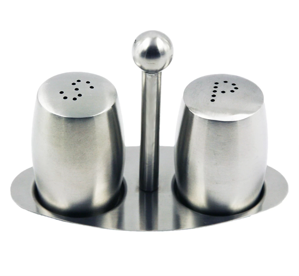 Stainless steel high quality Salt and Pepper Shaker Set EB-SP92