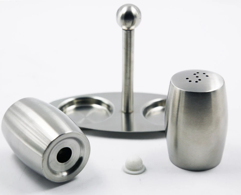 Stainless steel high quality Salt and Pepper Shaker Set EB-SP92