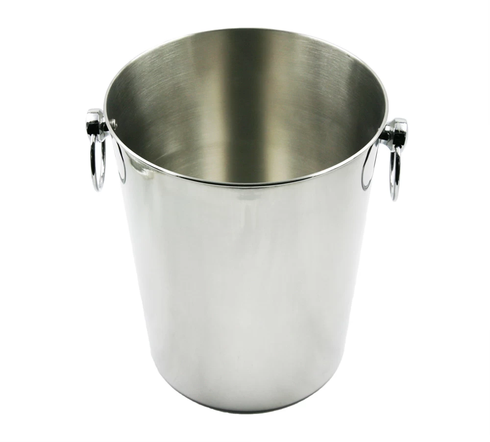 Stainless steel ice bucket with handle EB-BC67