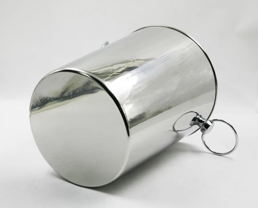 Stainless steel ice bucket with handle EB-BC67