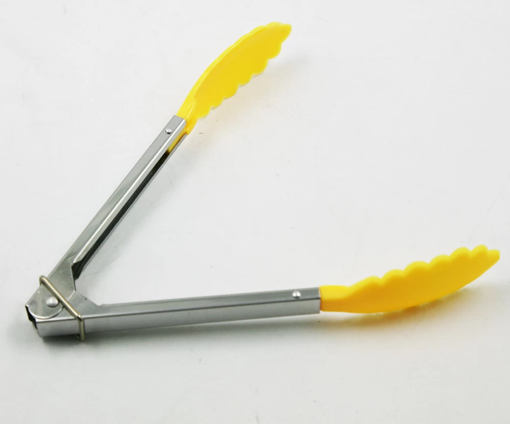 Stainless steel silicone  Utility  Food Tongs EB-KA71