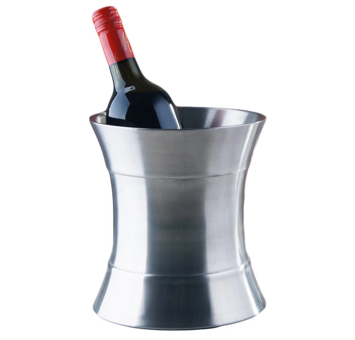 Stainless steel thin waists ice bucket red wine bucket EB-BC62
