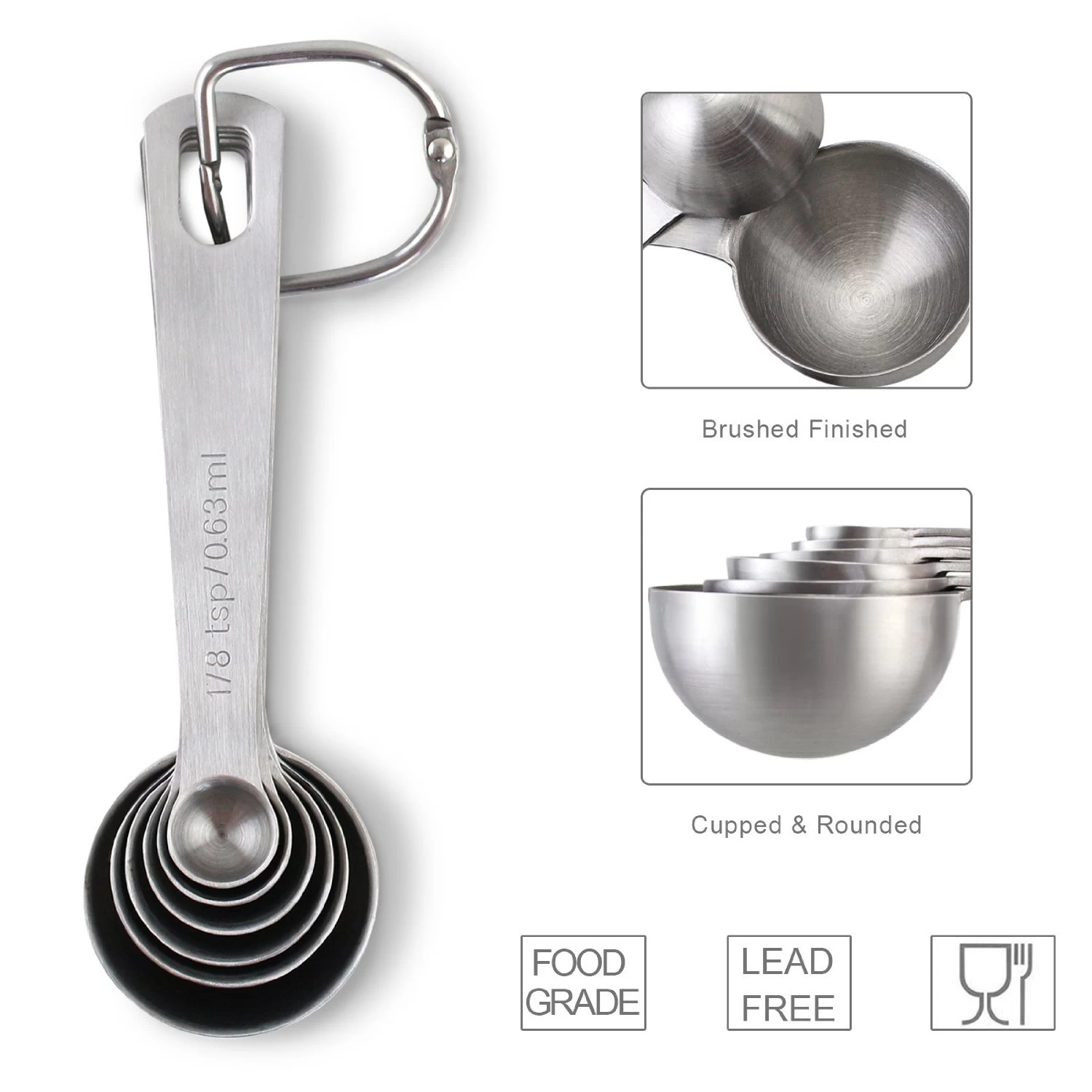 oem Stainless Steel Mearsuring Spoon, Stainless Steel Mearsuring Spoon supplier
