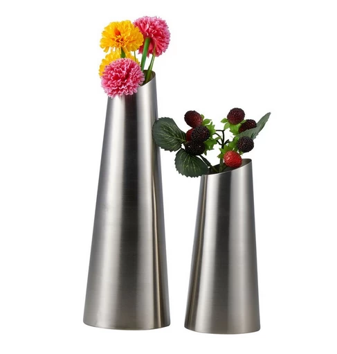 simple designed stainless steel vase for high quality life