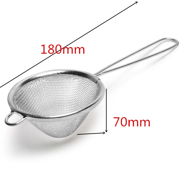stainless steel conical cocktail sieve