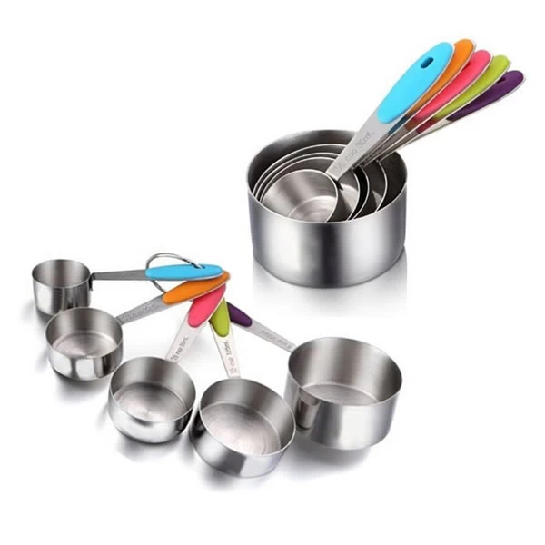 stainless steel measuring spoon cup set of