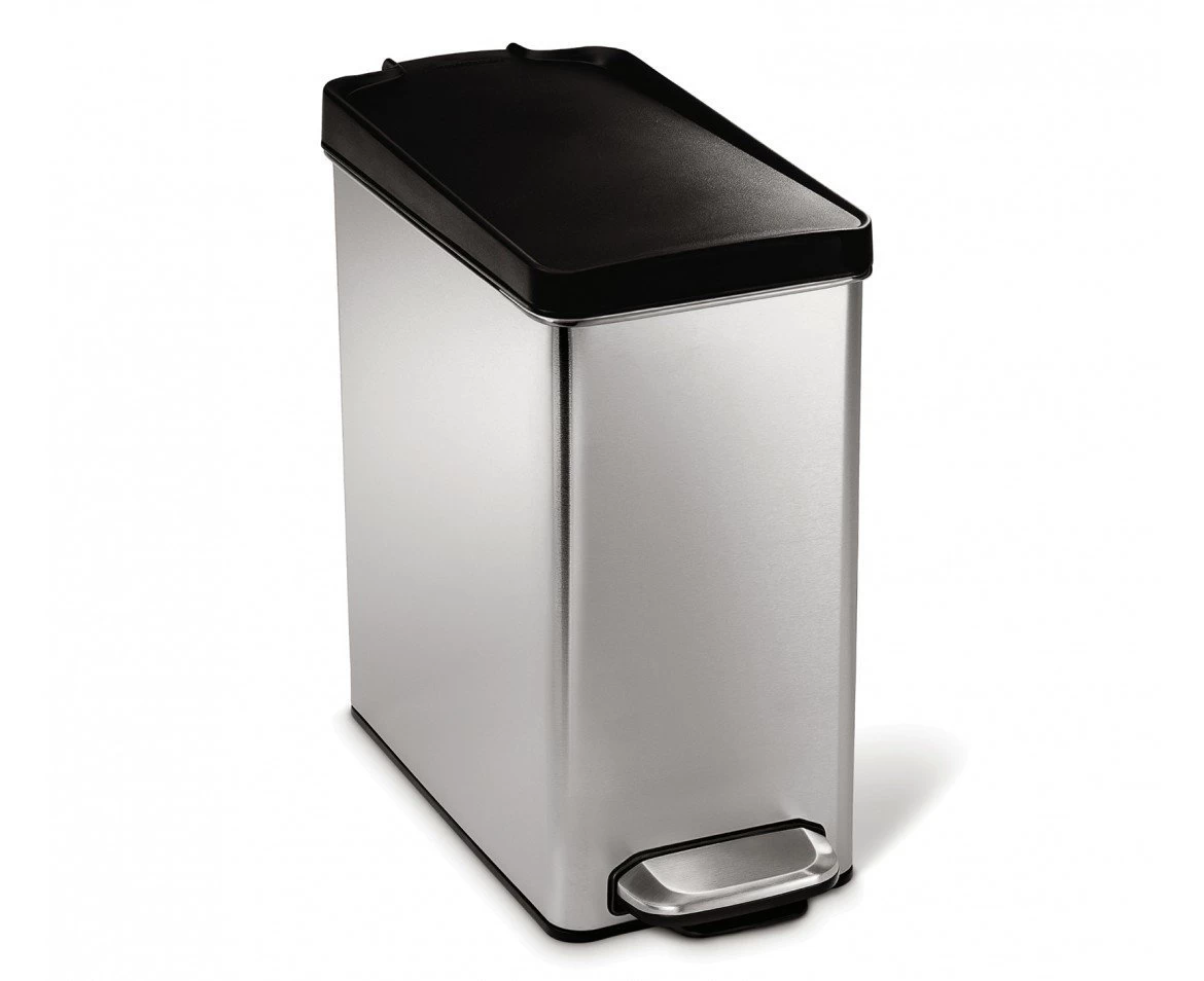 stainless steel trash can, plastic inner rubbish can,high quality rubbish can EB-P0064