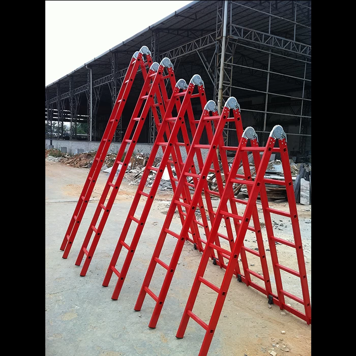 Xingon Aluminium 3-in-1 Switchback Leiter mit großen Gelenken EN131/ANSI