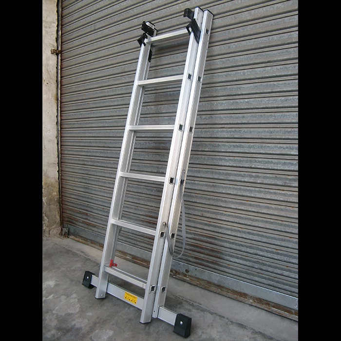 Xingon Heavy Duty Aluminum Combination Step and Extension Ladder EN131