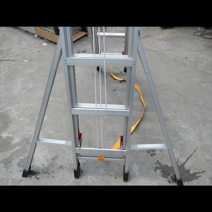 Xingon aluminio resistente doble cara extensión paso escalera GB