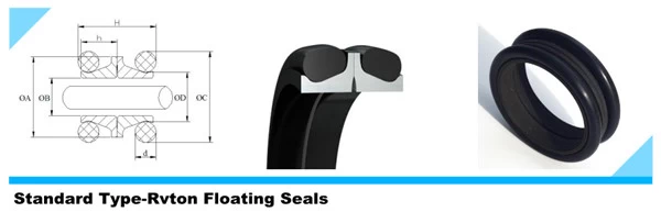 ISO9001 Quality Lifetime Floating Seals For Tunneling Systems