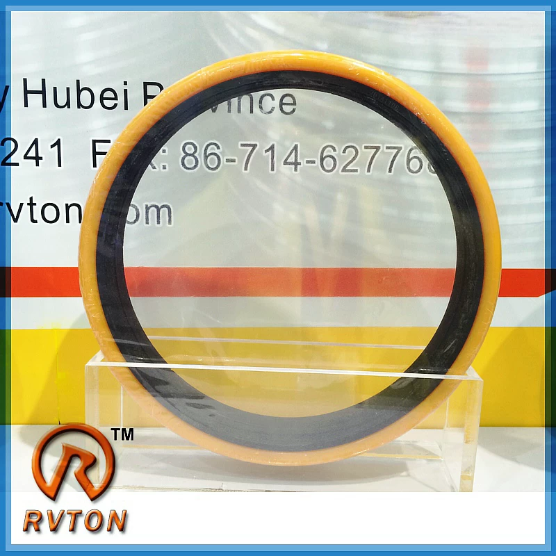 China 363-4454 yellow silicone floating seal for CAT740 articulated trucks manufacturer
