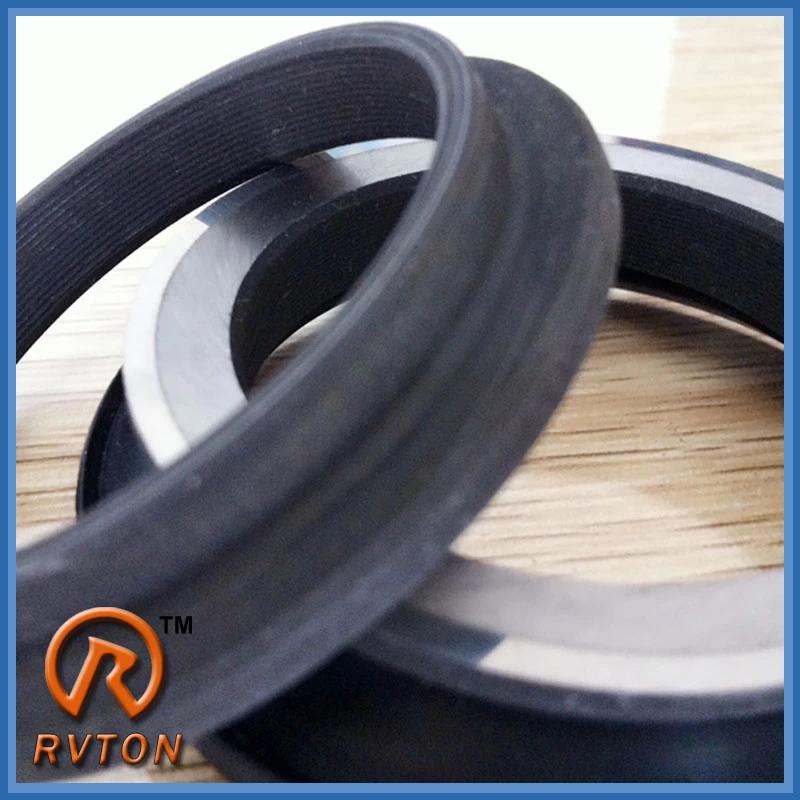China High Chromium Alloy 15Cr3Mo &Gcr15 floating oil seal for Kirovets/Komatsu machinery spare parts manufacturer