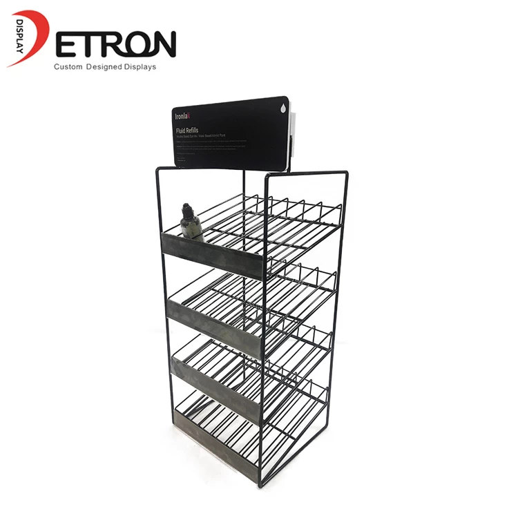 bottle counter display stand