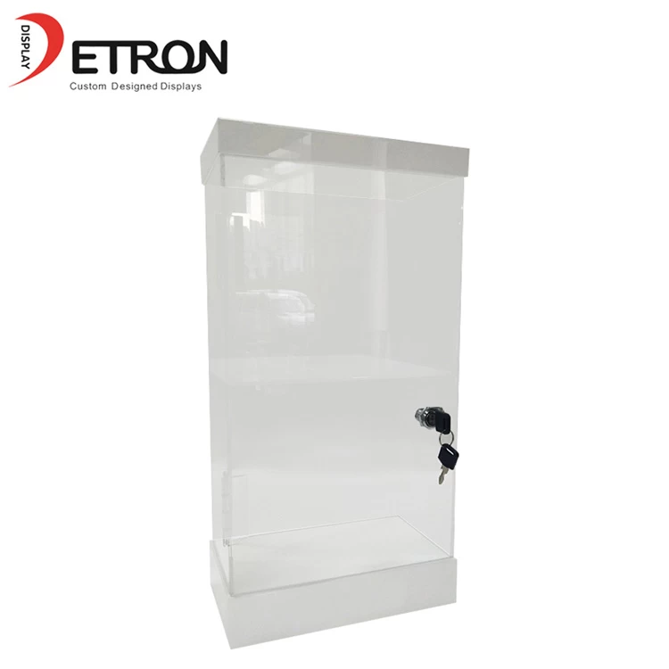 2 Tiers acrylic watch countertop display stand with locked