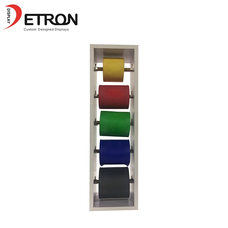 China manufacturer OEM custom printed wooden resistance band display stand
