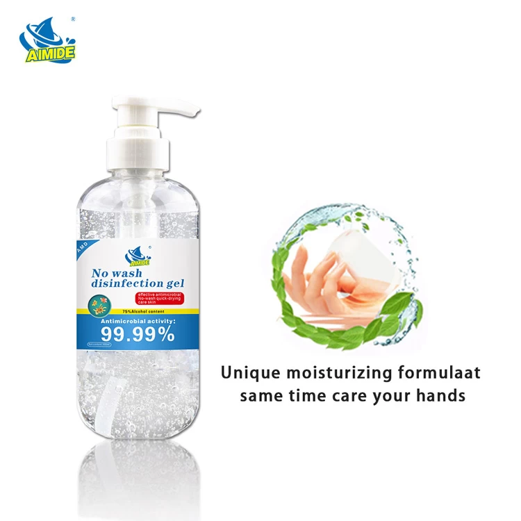 China manufacturing no wash highly effective sterilizing disinfection gel
