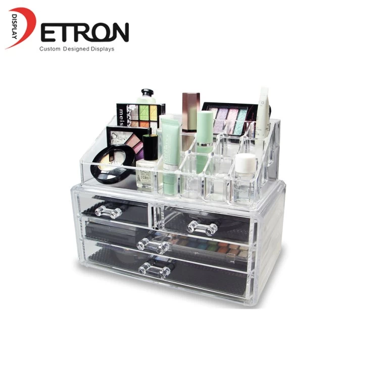 China supplier acrylic cosmetic display holder acrylic makeup display acrylic box