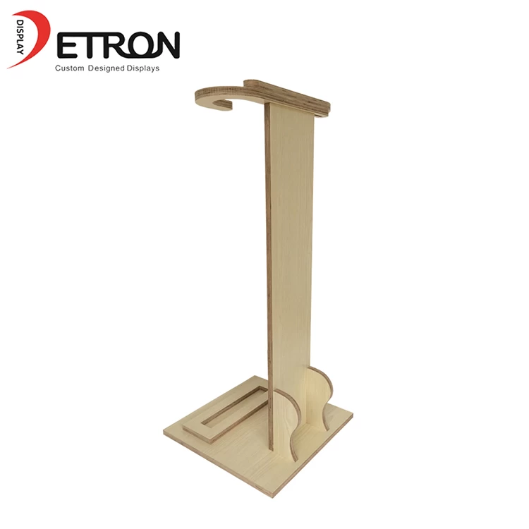 High quality customized wooden flooring skateboard display stand