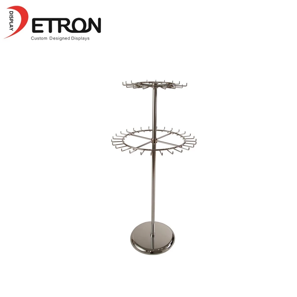 Hot sale china made metal display case jewelry neck display stands metal rack ring metal display holder