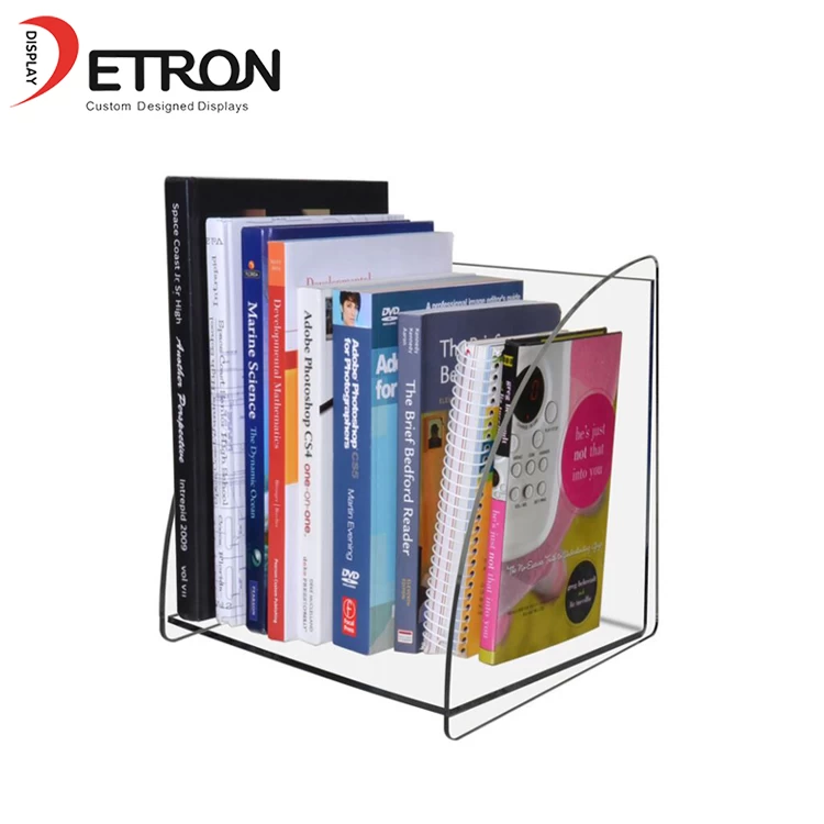 Household customized simple clear acrylic book display stand