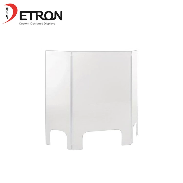 Office countertop transparent acrylic protective divider screens for workers protection