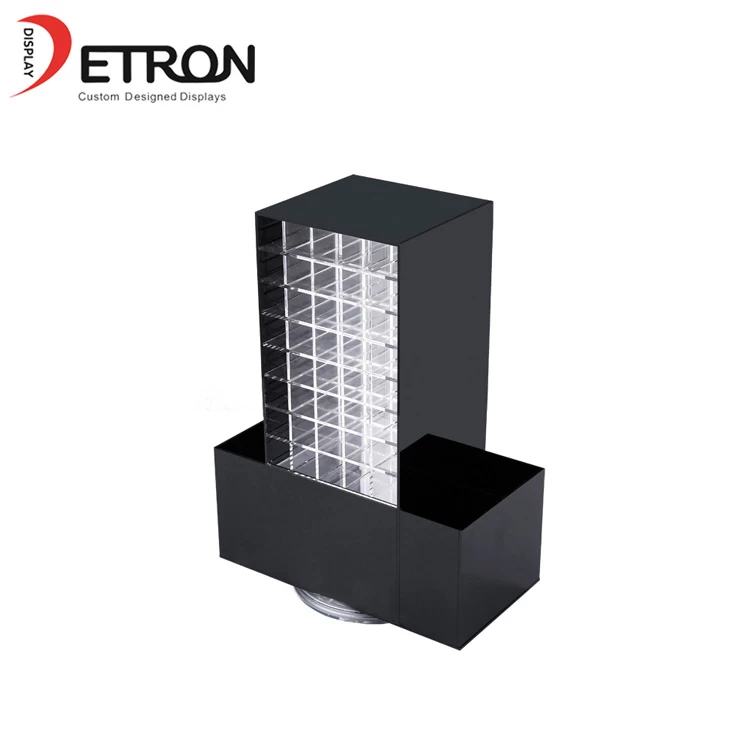 Wholesale acrylic rotating countertop display stand for lipstick