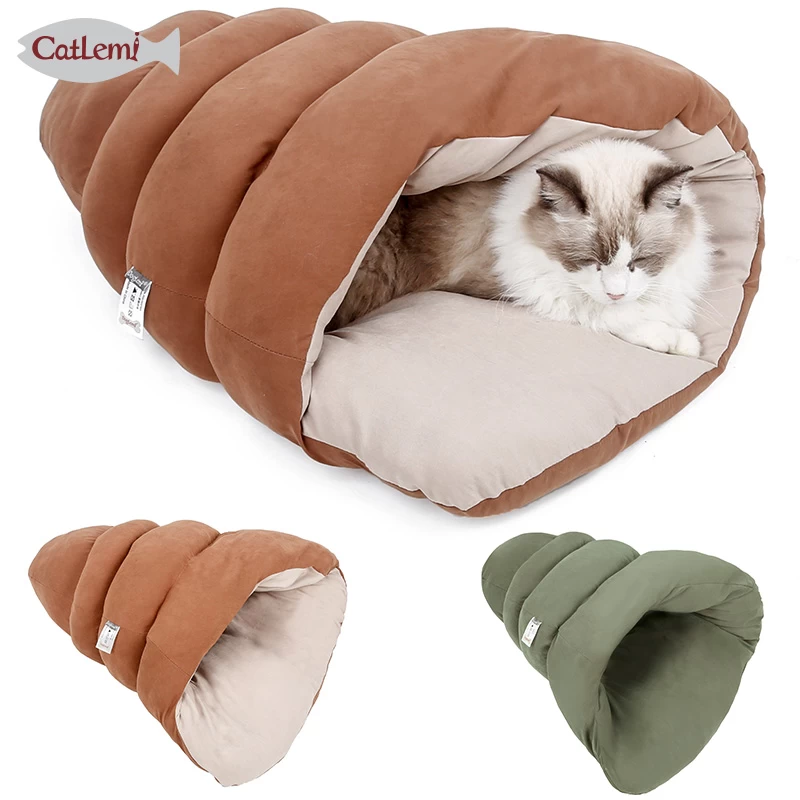 Cat sleeping bag store bed