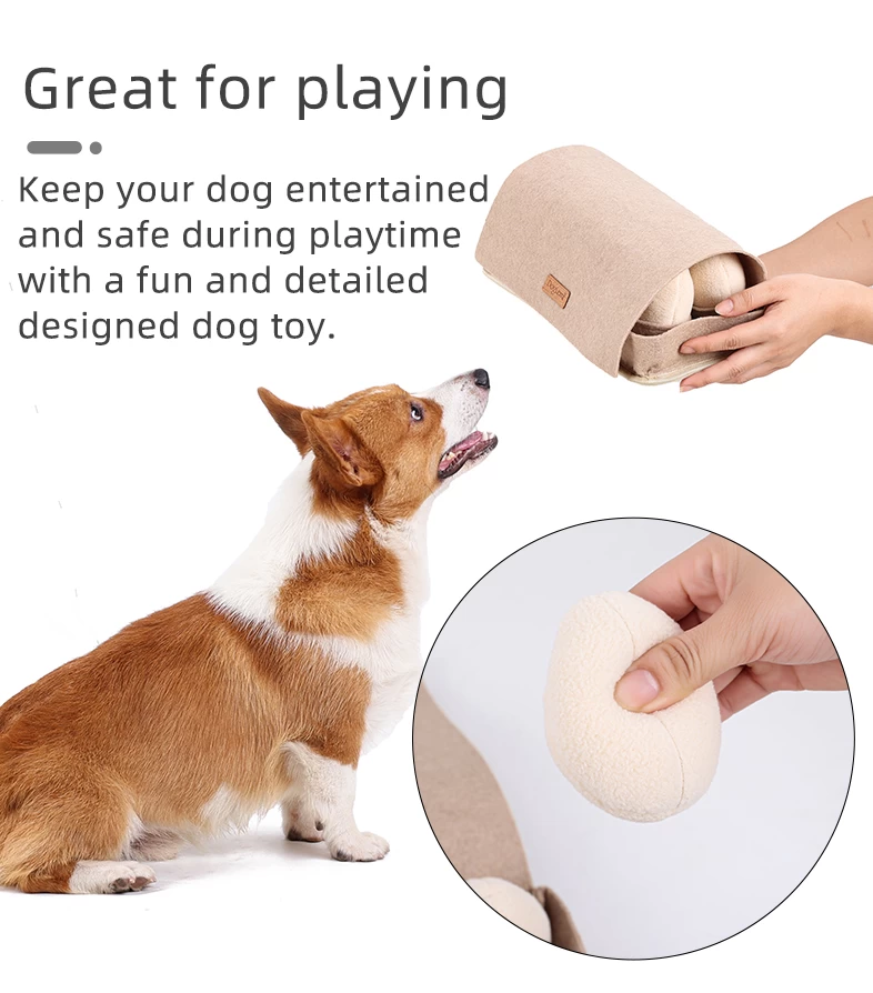 Egg Blind Box for Pet Dog, Sniffing Toys, Anti-Dismantling, Home