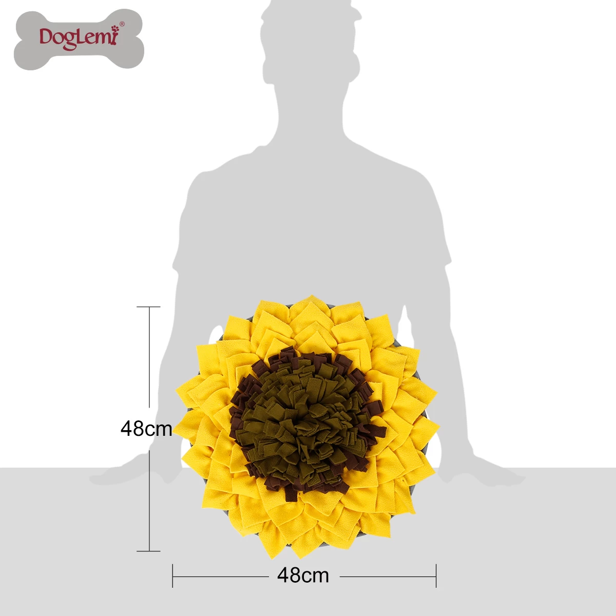 Dog Activity Mat Sunflower Design Dog Snuffle Toy Dog Snuffle