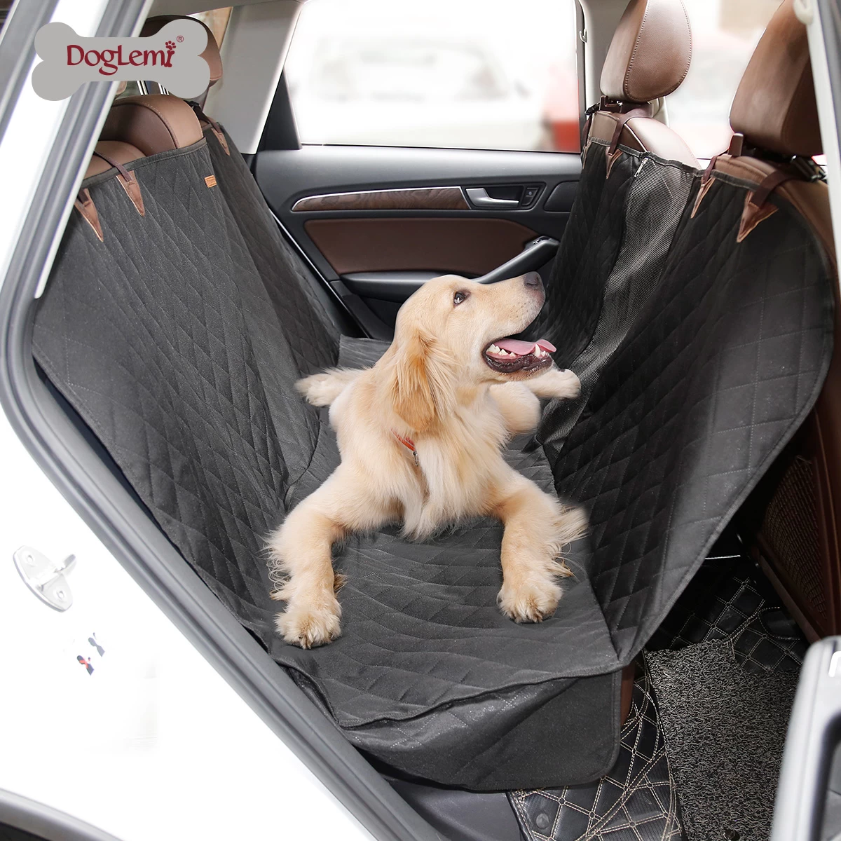 Cubre Asiento De Coche Para Perro Impermeable Facil Fijacion