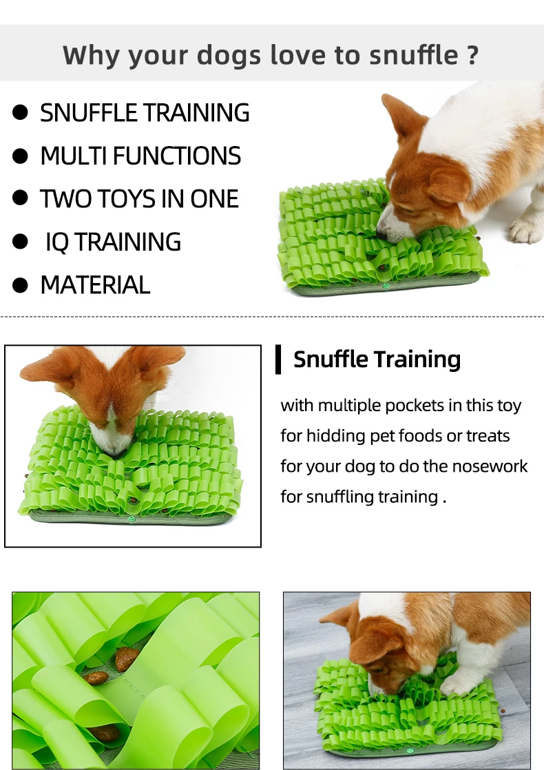 DIY Connectable Candy Colors Jelly Pet Snuffle Mat Water Resistant Slow  Eatting Training Dog Bowl Mat Pad