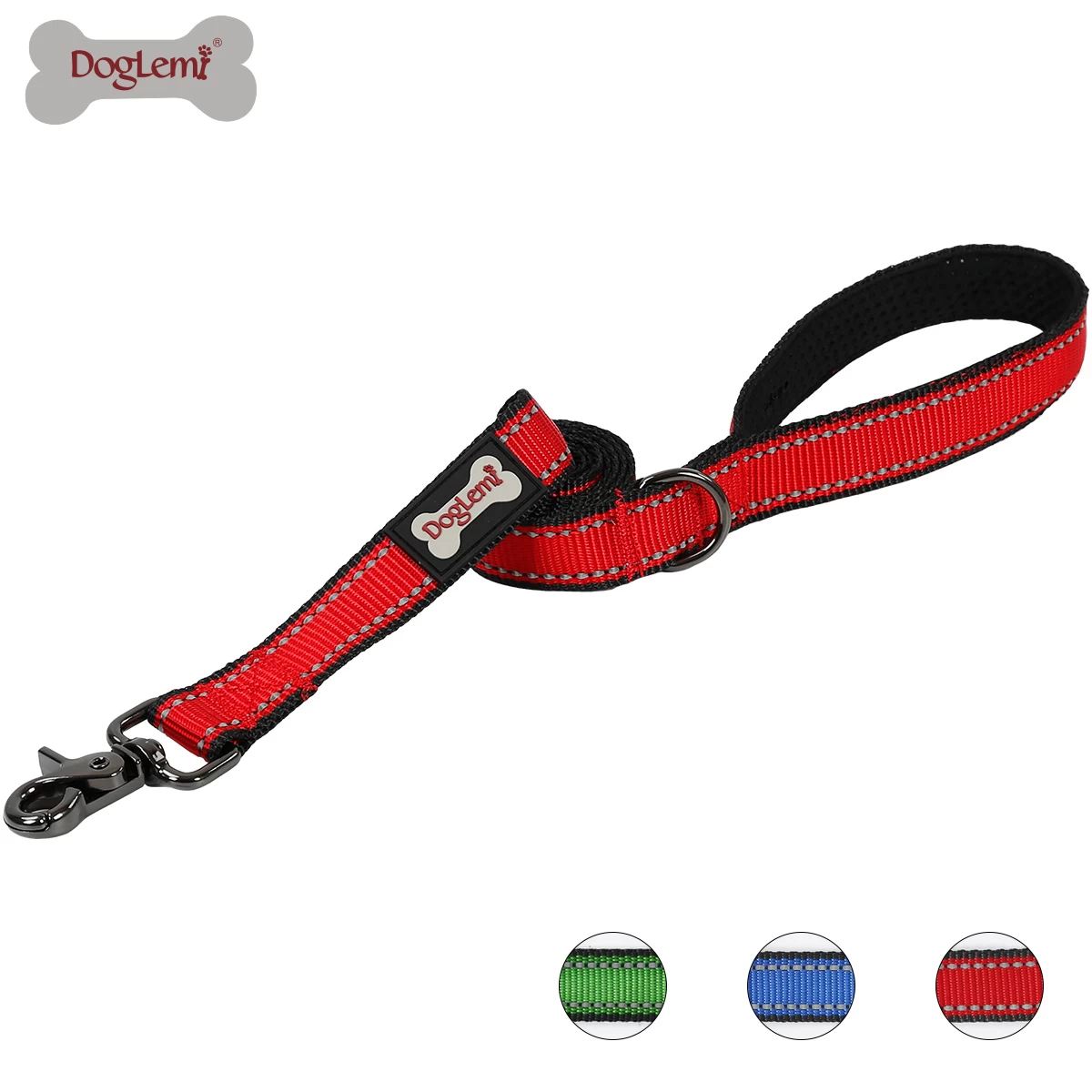 Round Rope Durable Nylon Dog Bungee Leash Soft Handle - China