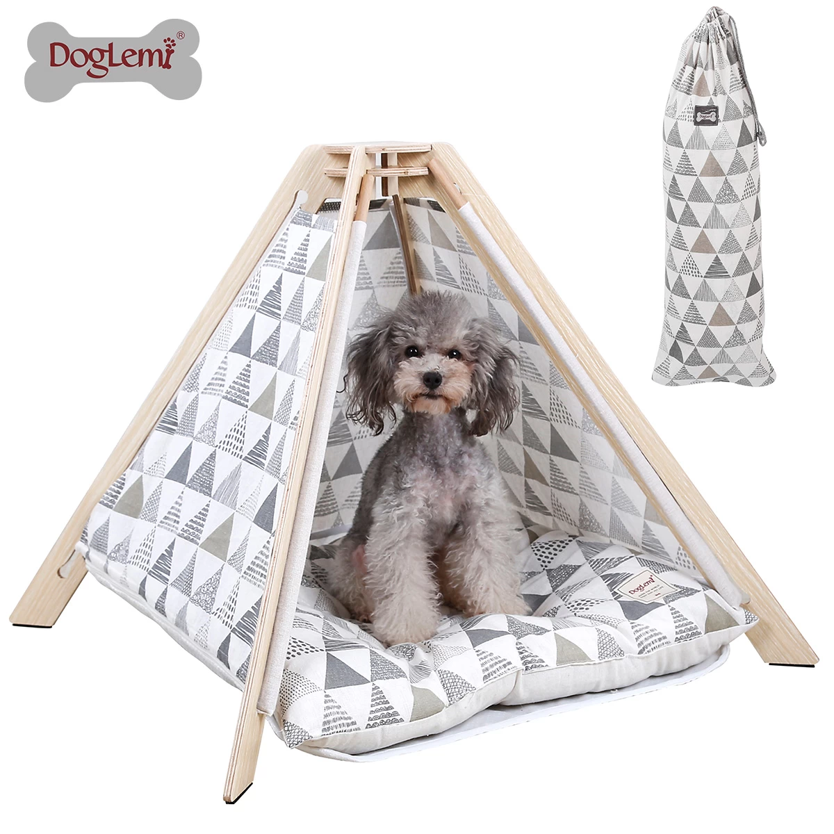 Pet Tent House Китай поставщик дерева собака дом завод