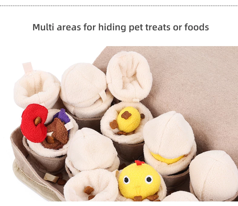 FUNAT Snuffle Toys for Pets Dogs, DogLemi IQ Puzzle Eggs Dog Toy Set  Snuffle Training Eggs Blind Box Toys for Pets