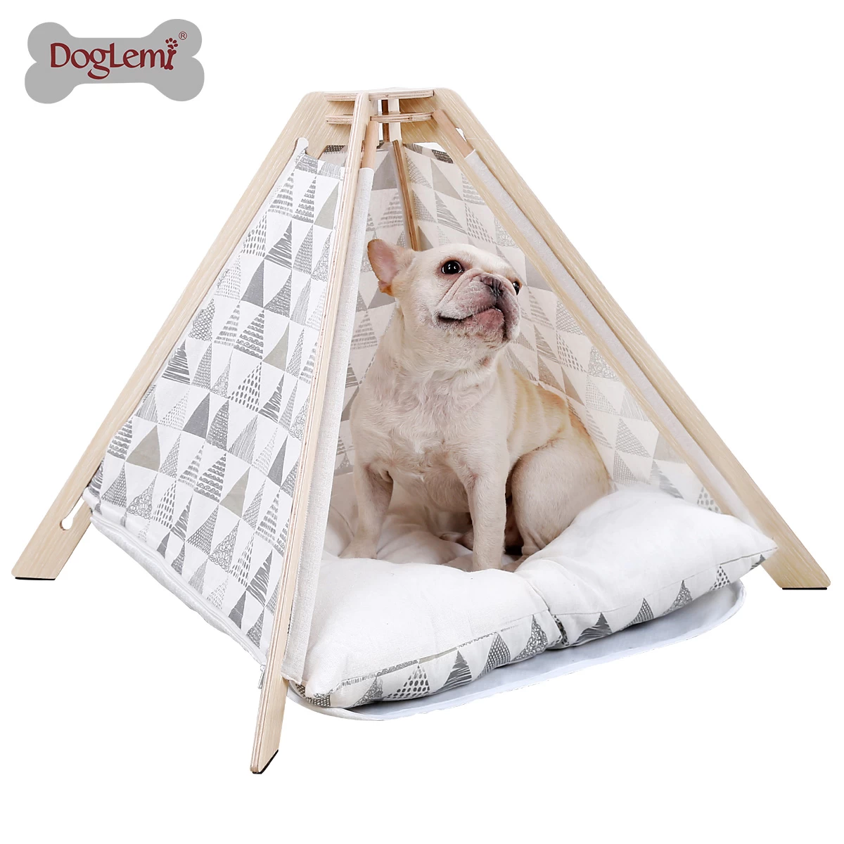 Pet Tent House Китай поставщик дерева собака дом завод