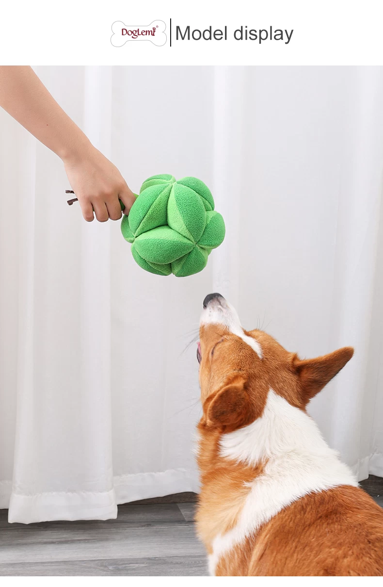 Broccoli Pet Sniffing Pad Dog Snuffle Mat Fetch Toy Interactive