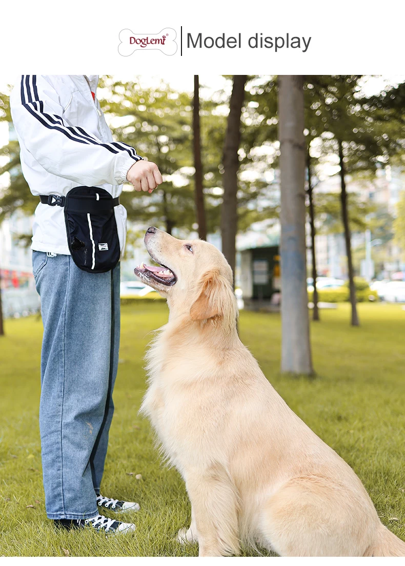 DogLemi Dog Treat Training Pouch with Adjustable Waistband and