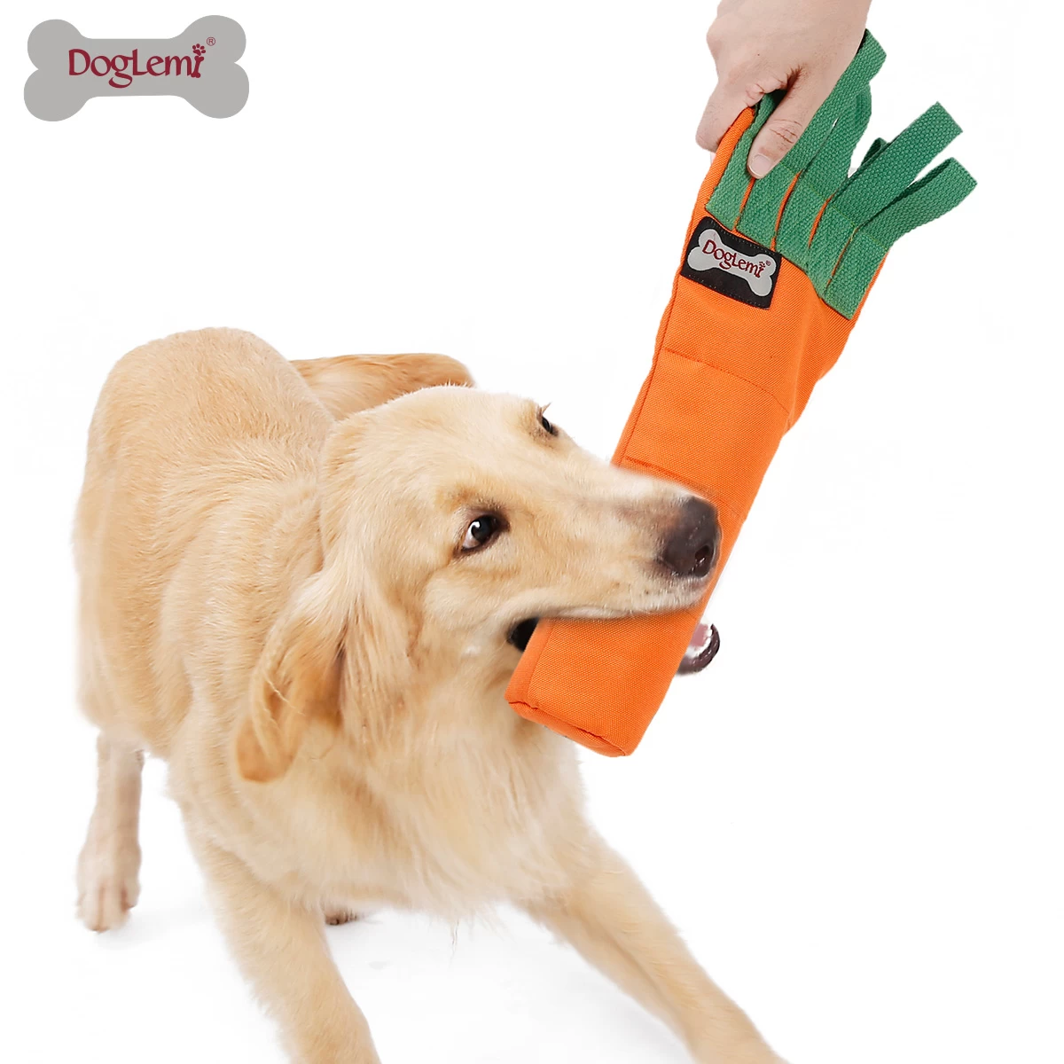 Food Dispensing Dog Toy Dog Chewing Toy Puppy Carrot Shape Biting Plaything  