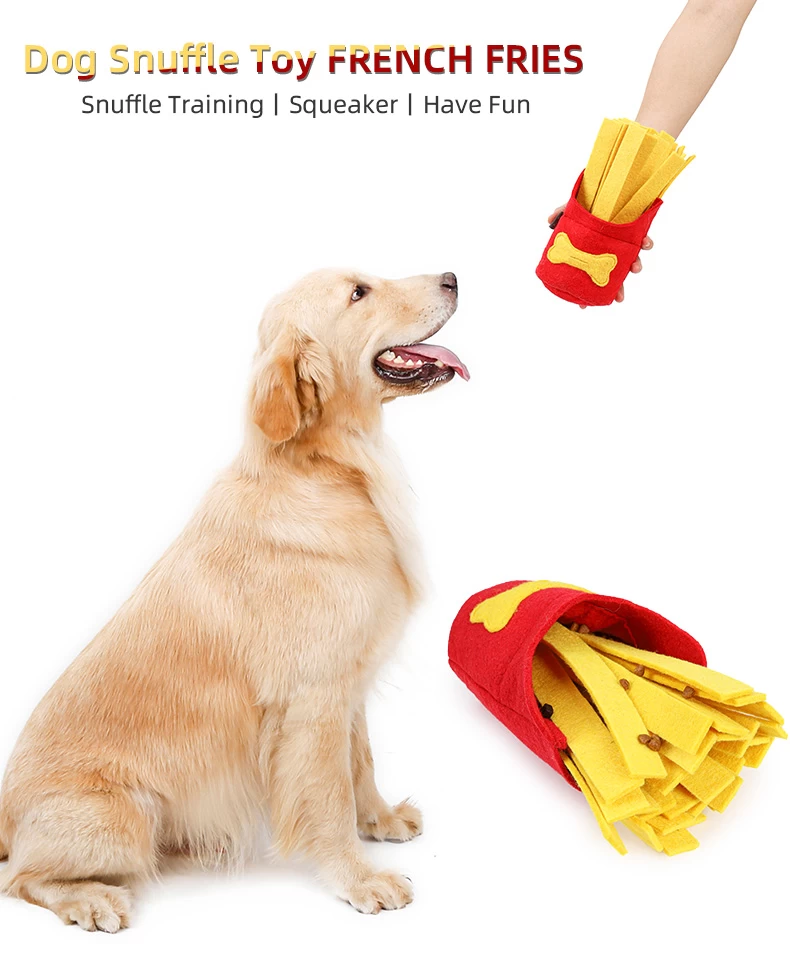 Injoya French Fry Snuffle Toy – Decker's Dog + Cat