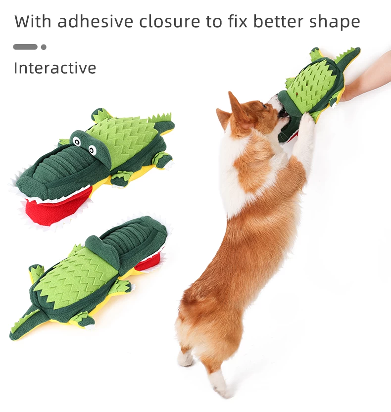 Pet Crocodile Toy Sniffing Dog Toys For Dogs Dog Puzzle Toys Pet