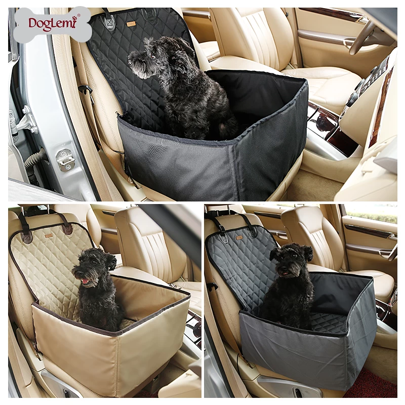 Colchón de lujo para mascotas de un solo asiento delantero de doble uso